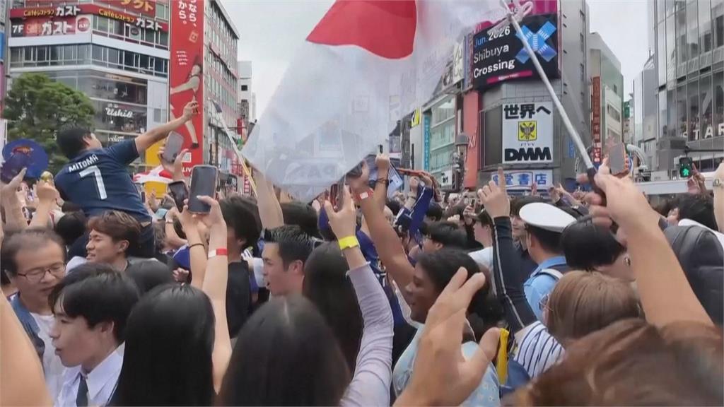 日本藍武士4:0大勝突尼西亞 澀谷再現「藍海」