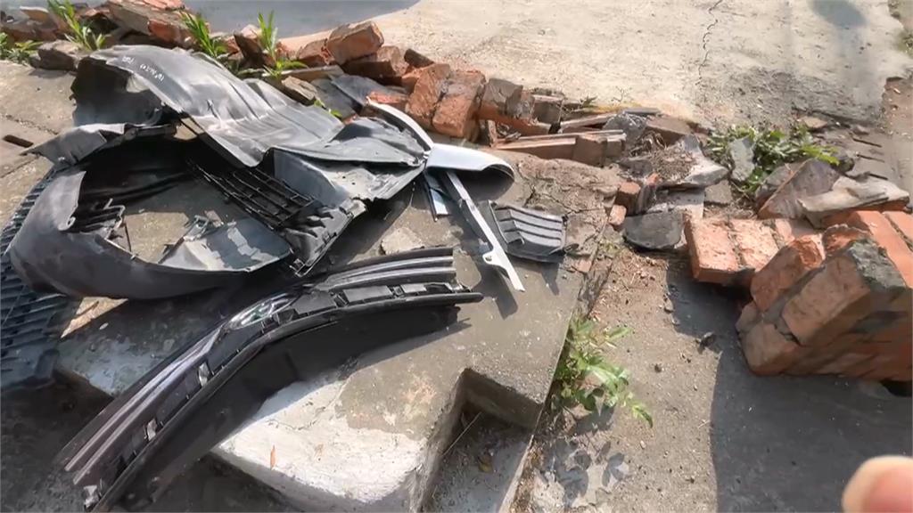 男持毒被攔查心虛 一路狂飆衝撞民宅被逮捕