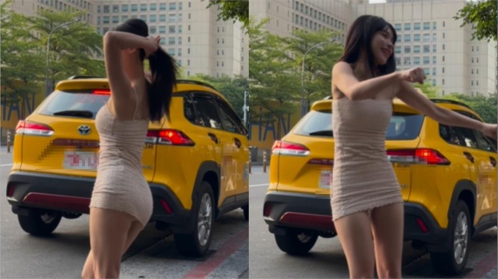 李多慧放福利出事!扭腰擺臀3秒影片...害慘「身後計程車」網:都是犯規