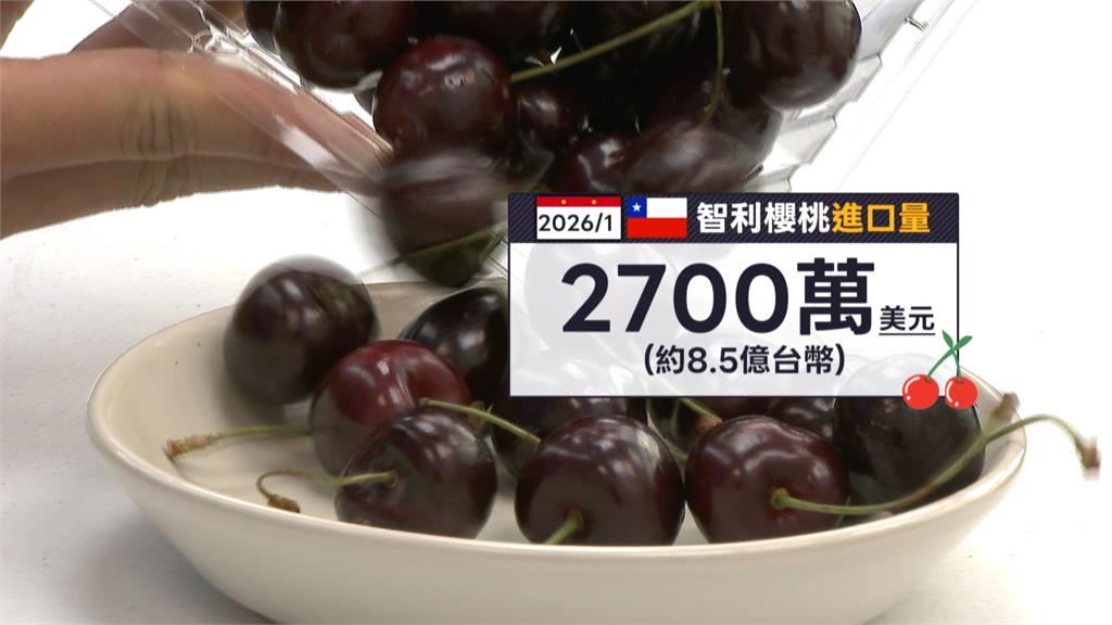 台人超愛吃櫻桃! 1個月吃掉8.5億元智利櫻桃