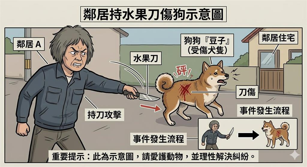 遭惡鄰捅傷「當事狗」被傳出庭！當庭1舉動「結果逆轉」持刀男判無罪