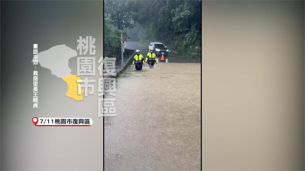 桃園復興主要道路大面積崩塌　落石掉落砸住宅車輛