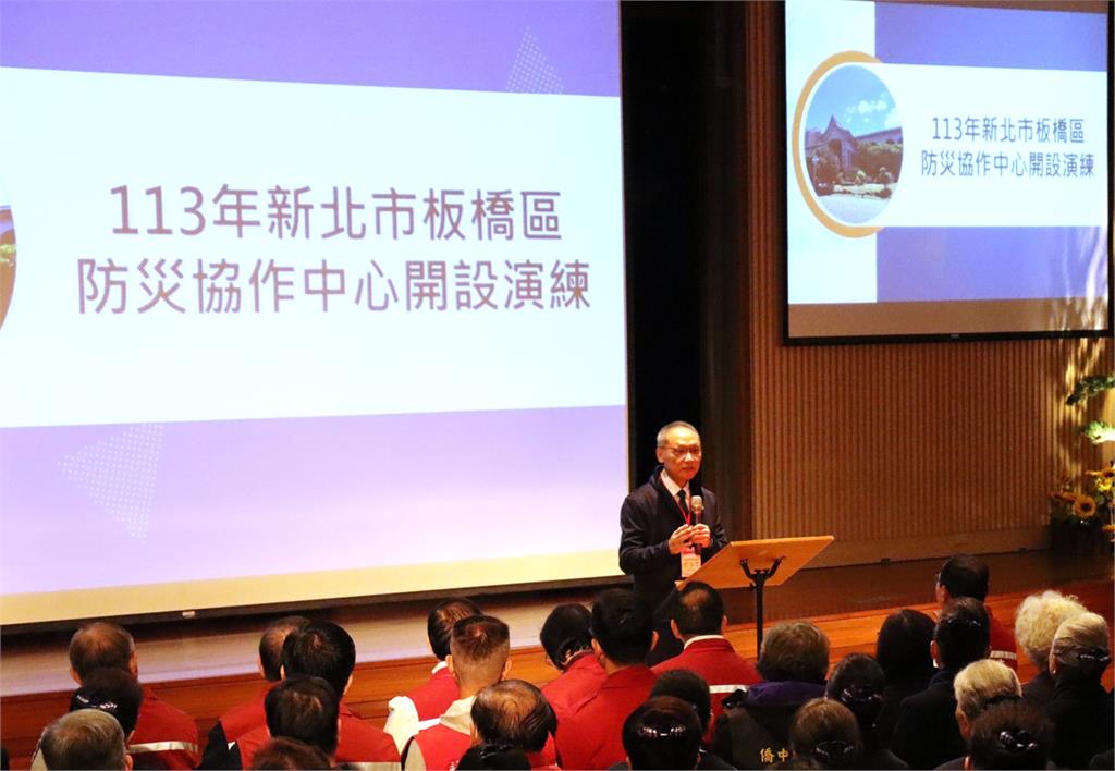 賴總統前往板橋靜思堂 視導政府民間災防機制
