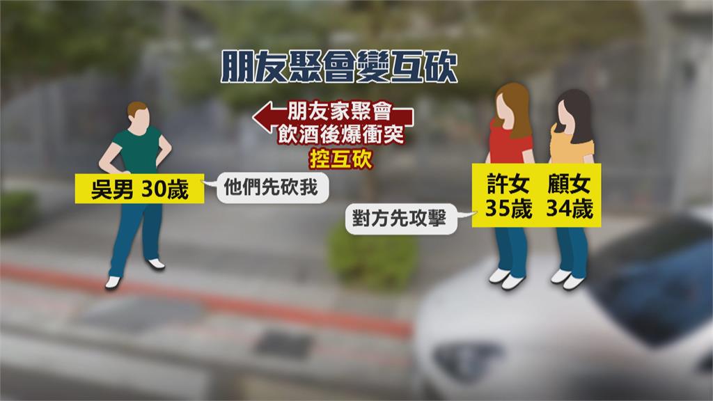 酒後爆口角 內湖豪宅1男2女中刀送醫