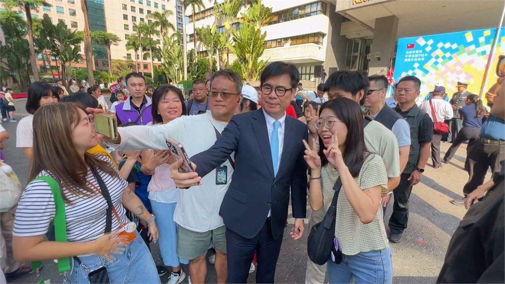 陳其邁任內最後次國慶升旗　國民黨首次南下辦升旗典禮