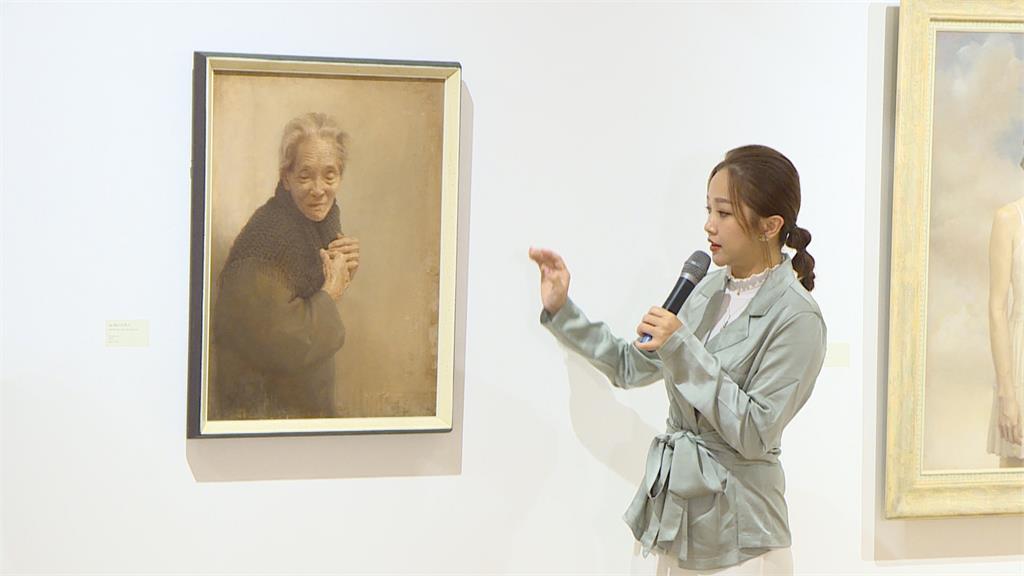 日本現實主義畫家「原崇浩」畫展開幕　賴慧如擔任一日館長