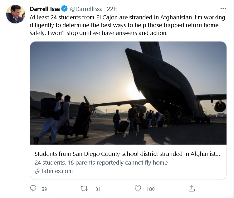 探親之旅成噩夢！美24名學生「遭困阿富汗」請求學校：不要開除