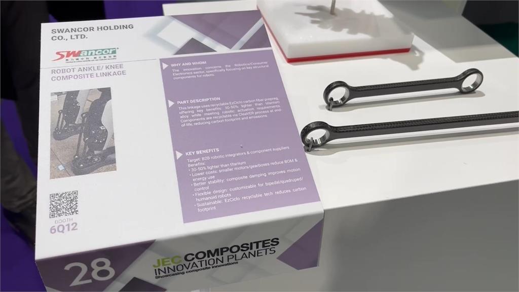 上緯投控跨足AI機器人 JEC World展低碳創新