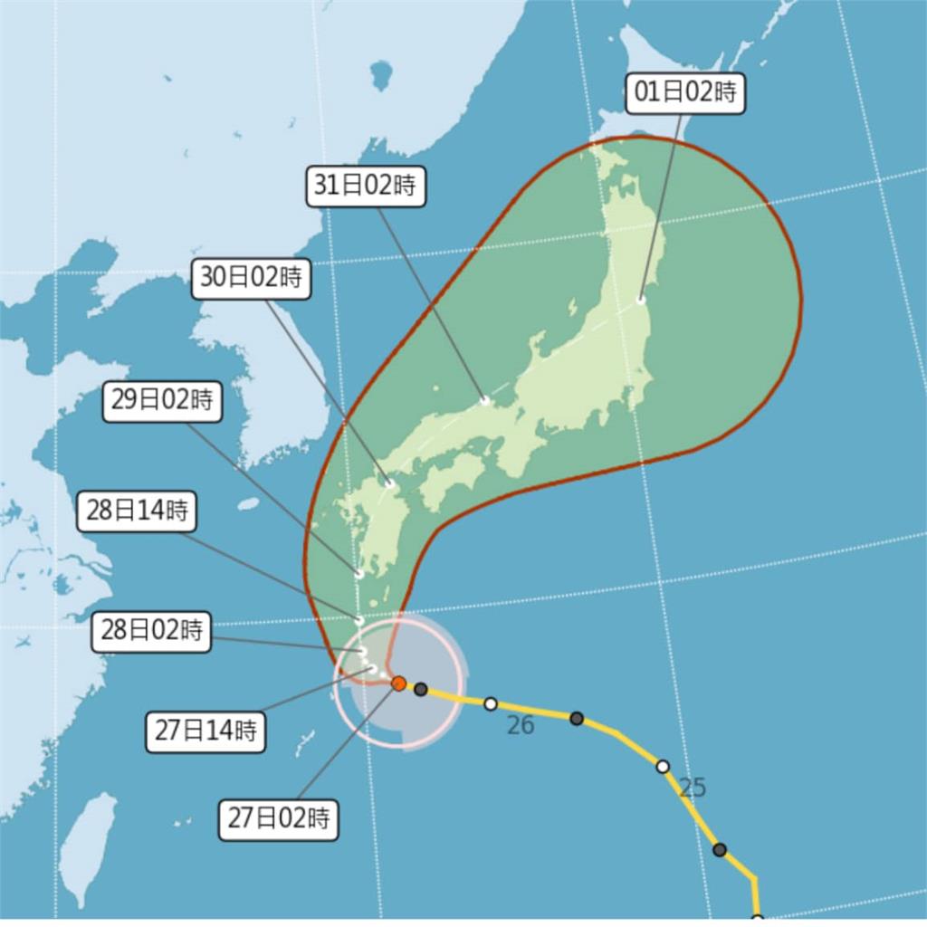4縣市高溫飆36度!珊珊颱風「路徑大迴轉」撲日 林嘉愷示警:要注意