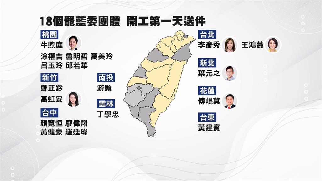 這些選區第一階段達標 開工日集結中選會送件