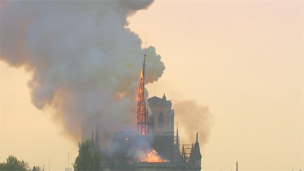 金屬棚架真的好?巴黎聖母院大火也用 港人怒批:扯棚架材質是轉移焦點