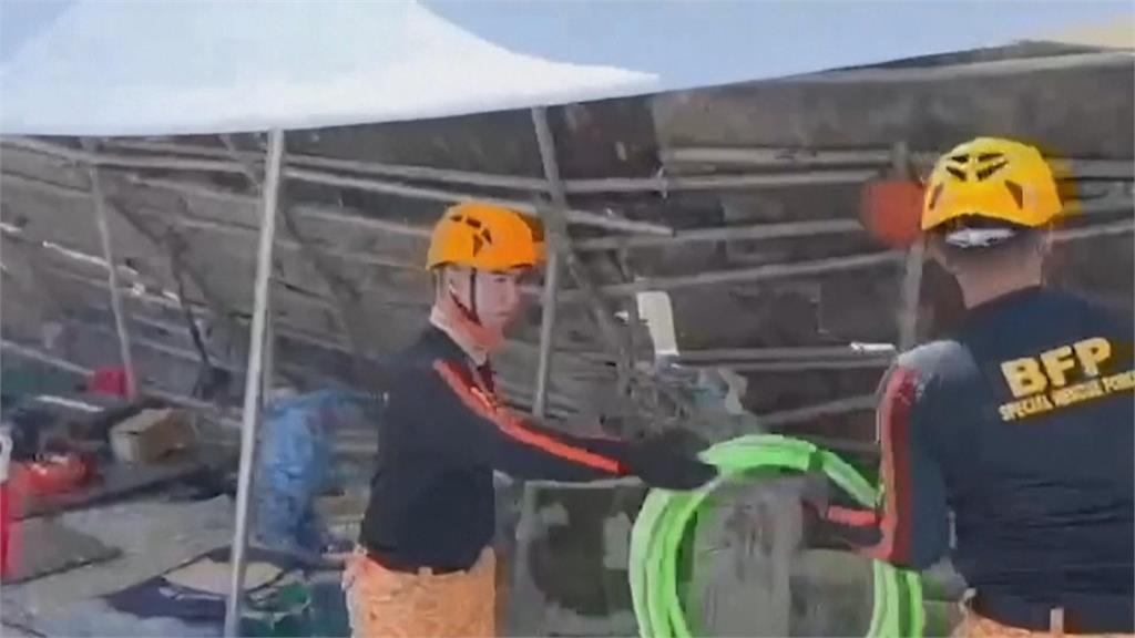 菲律賓9樓興建中建築倒塌! 釀至少逾20人失聯