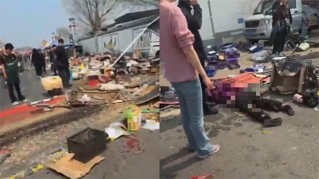 中國男開鏟土機衝進人潮市集！「血肉橫飛、攤位全毀」疑釀13死…官方急鎖消息
