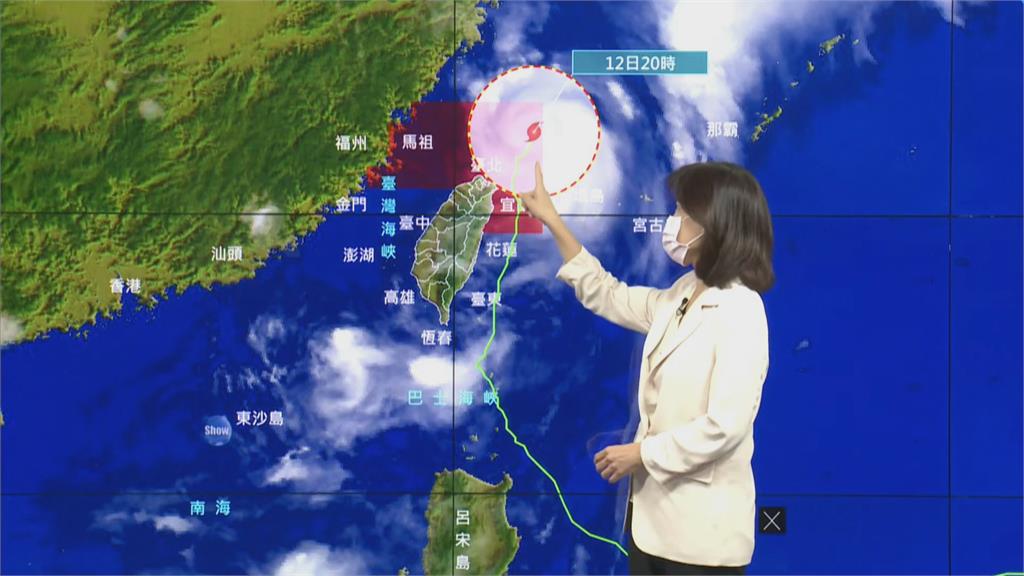 台灣脫離璨樹暴風圈　週日20:30解除陸警！中南部仍有局部大雨