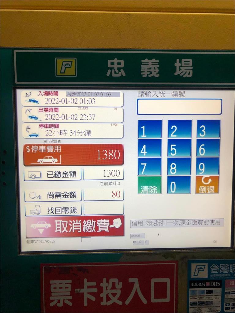 台南停車一天收「1380元」他喊全台最貴！網笑：到台北停看看