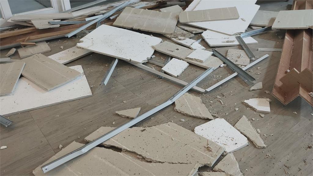 平安夜6.1強震！台東體中天花板墜落　師生急逃出聚集空曠處