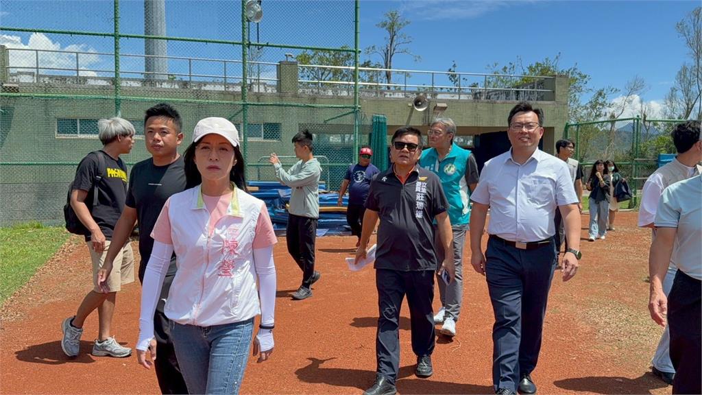 台東體中棒球場有錢修復了! 陳瑩.莊瑞雄成功爭取3千萬