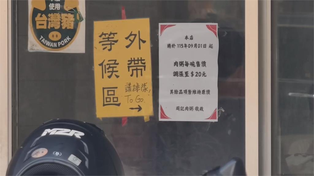 外食荷包再縮水! 銅板價肉粥、正忠排骨漲5元 來來水餃也變貴