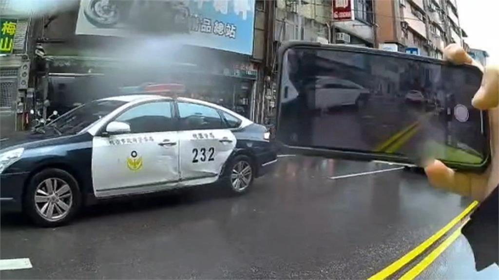 自投羅網!汽車逆向撞警車 「身體顫抖」一驗竟是毒駕