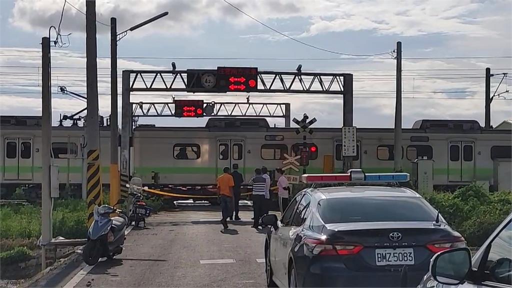雲林機車闖平交道遭火車碰撞 騎士捲車底當場身亡