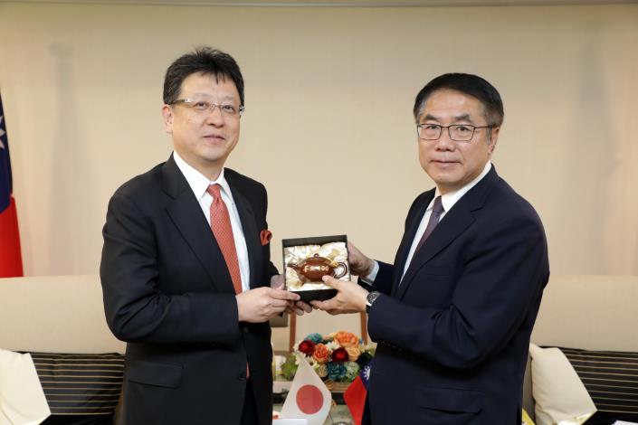 日本熊本市長大長西一史拜會台南   黃偉哲熱烈歡迎盼開啟合作