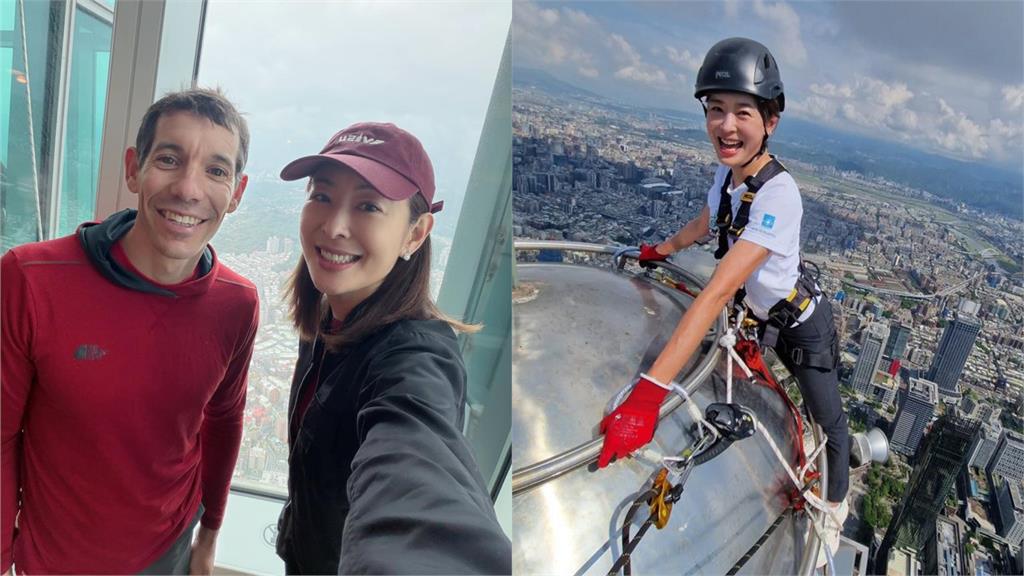 賈永婕「飆淚緊擁」霍諾德！曬照認了緊張「全身無力」：又不是我爬…