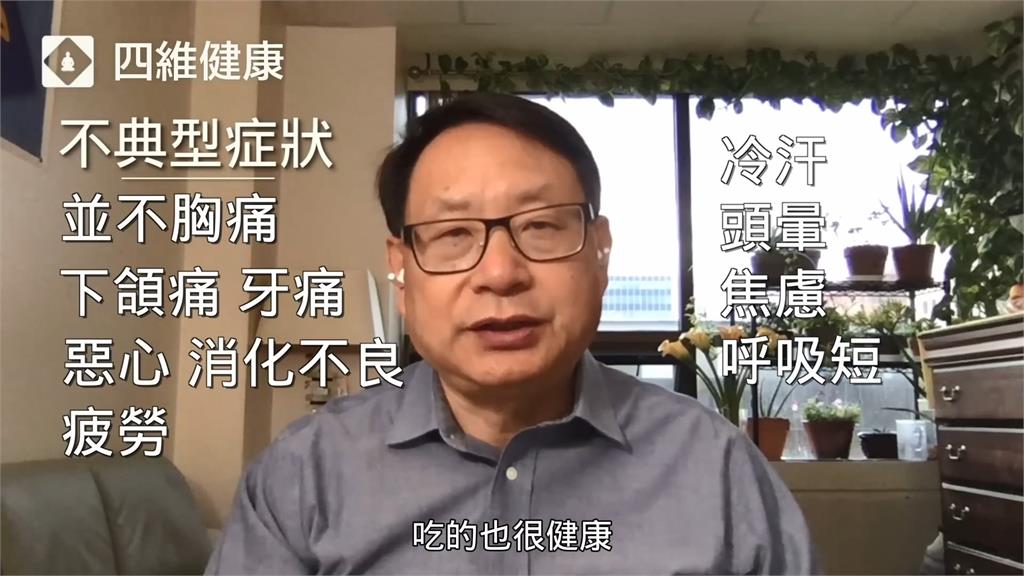 當心不典型症狀!醫師曝冠心病易患族群 注意4點預防8成風險