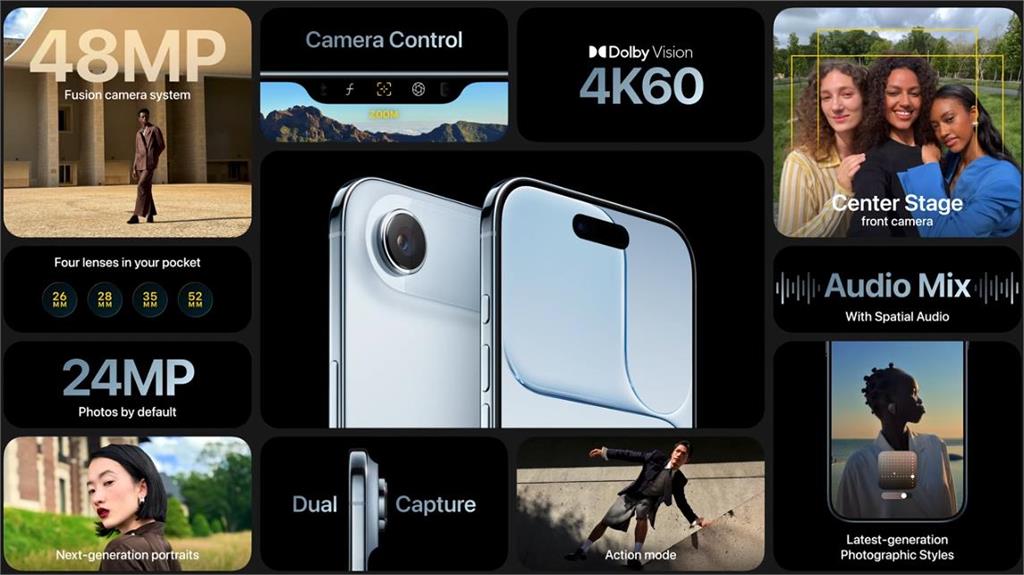 快新聞/蘋果發表會登場!iPhone17系列、最輕薄手機Air現身 本週五起預購