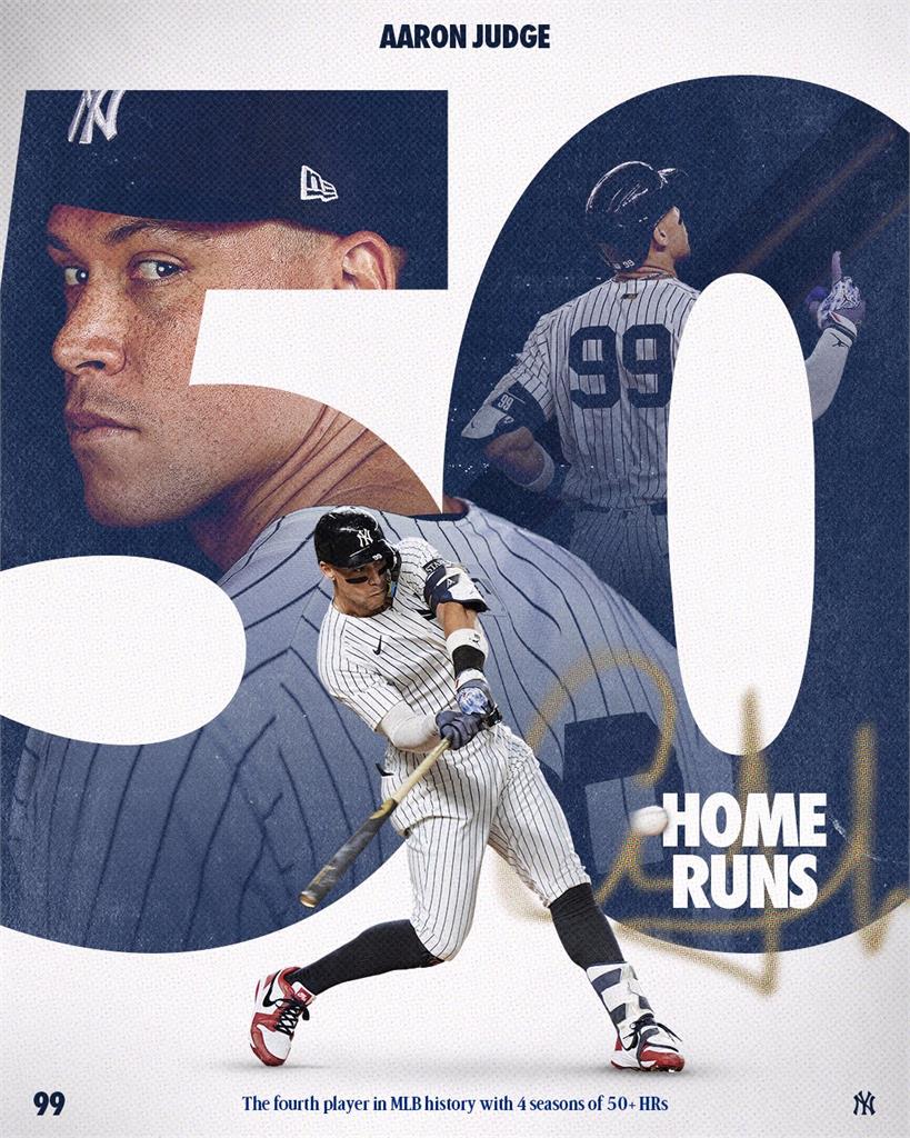MLB(影)／相隔84天洋基重返龍頭寶座！四連勝和藍鳥並列美聯東區第一
