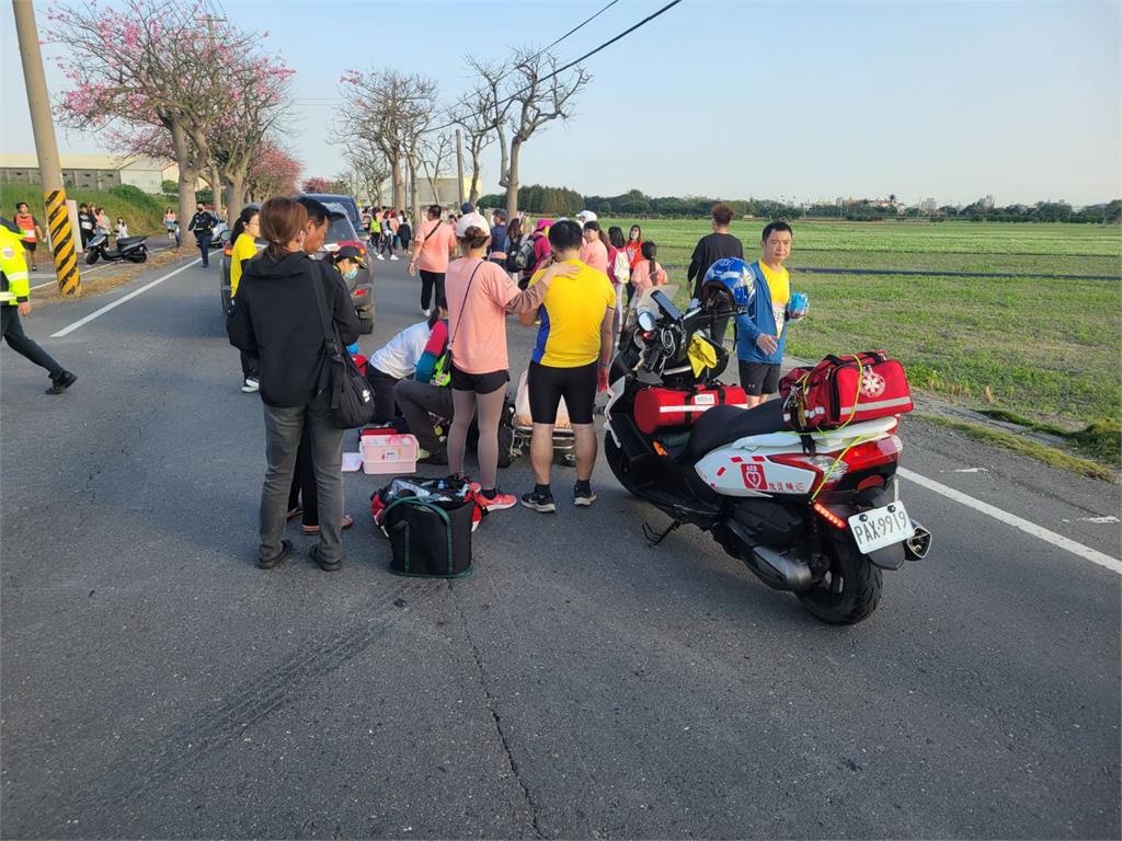 彰化9歲男童陪爸跑馬拉松 遭汽車撞擊送醫不治