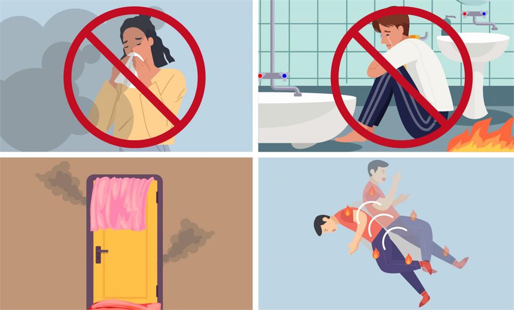 香港大火/別再用「濕毛巾」摀口鼻!消防局曝「保命3步」點名致命陷阱!