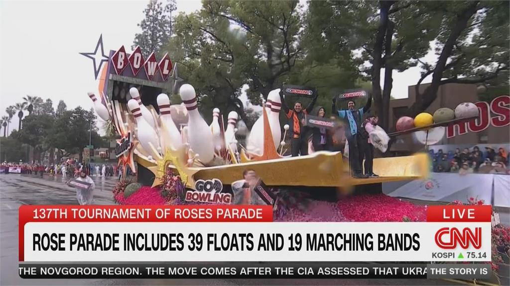 美加州「玫瑰花車遊行」登場　雨中舉行民眾熱情不減