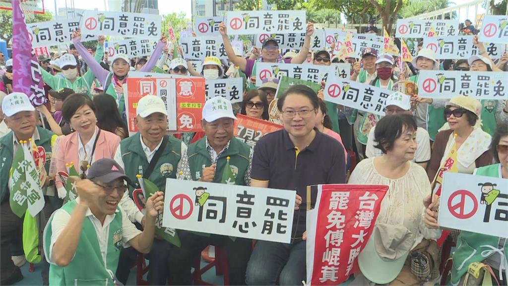 快新聞/挺護國大遶境!林右昌喊「眾人力量守護台灣」 籲花蓮人出來投票