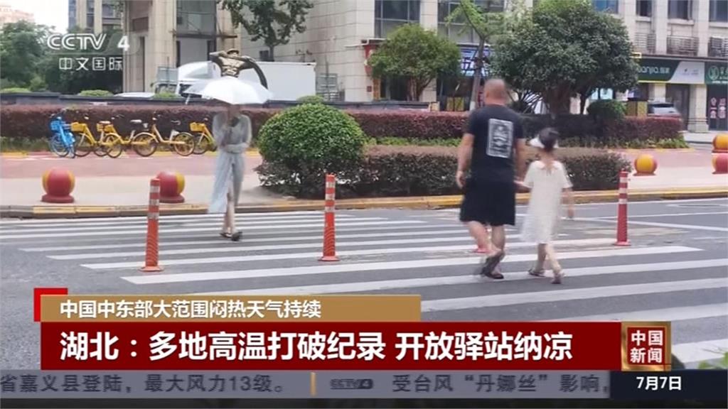 熱爆了！　中國多地飆出40度高溫　河南道路「熱到爆炸」