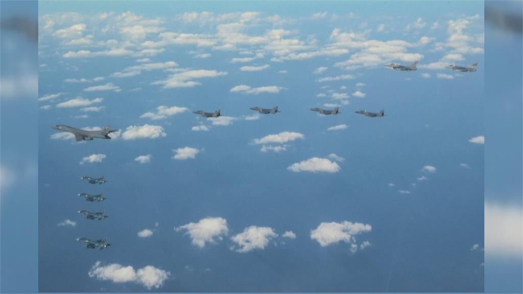 北朝鮮核威脅升溫 美日韓軍演出動「B1轟炸機」