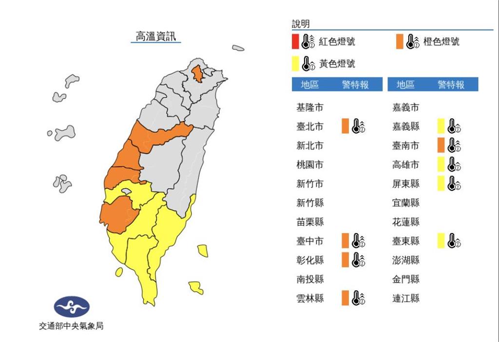 快新聞／低壓影響天氣不穩　「9縣市」高溫恐破36度