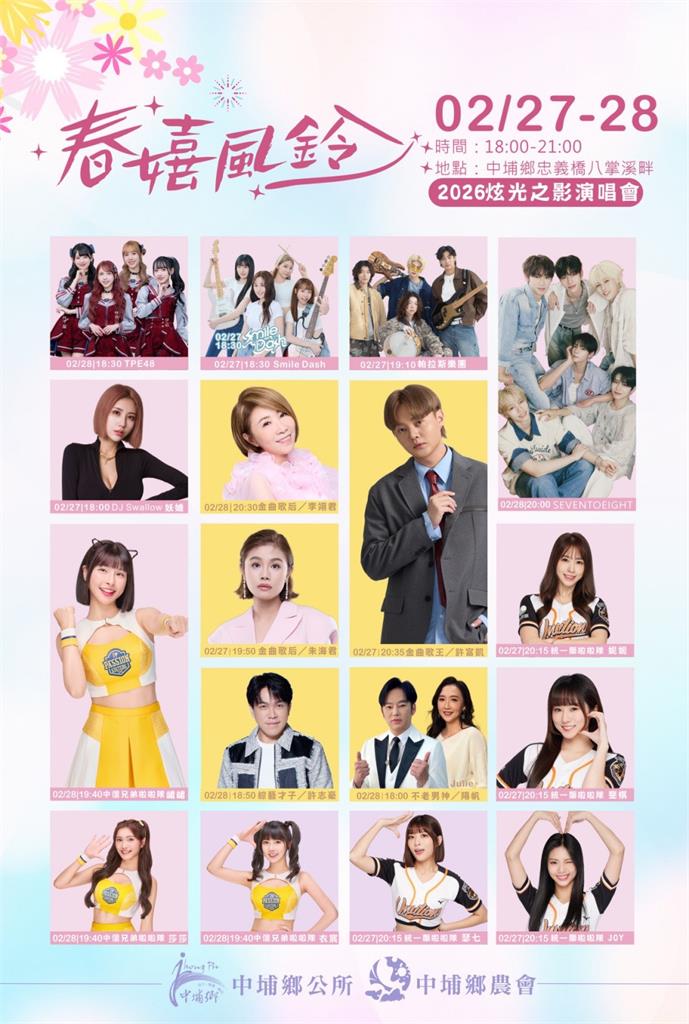 快新聞／2026嘉義春嬉風鈴嗨翻八掌溪畔　228連假登場