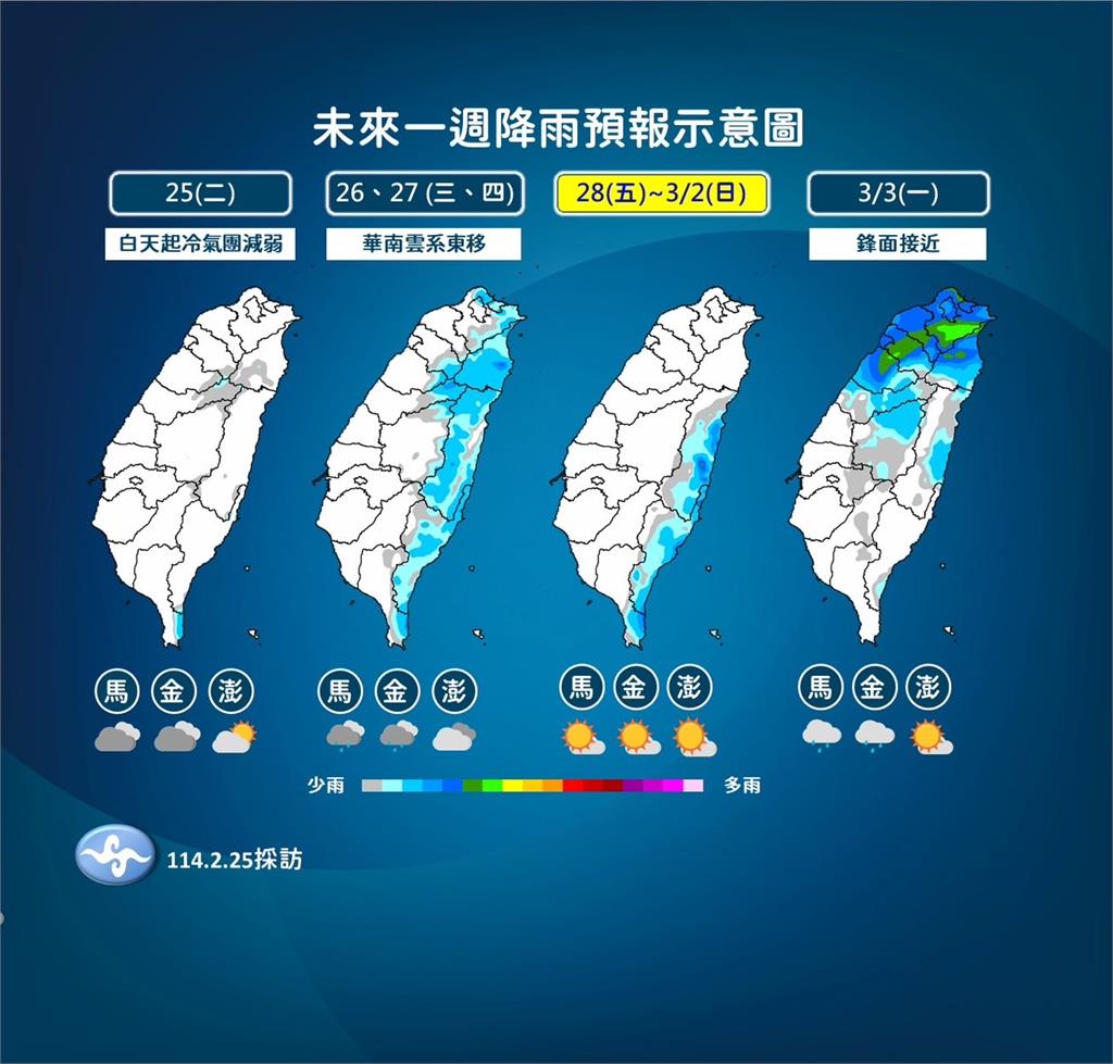 快新聞/把握難得暖和的一週! 氣象署曝「下週還有冷空氣」:溫度更明顯下降