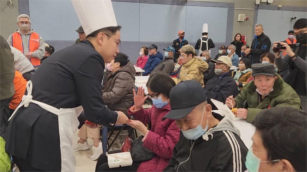 國際扶輪3523地區 新春與長者共餐送暖