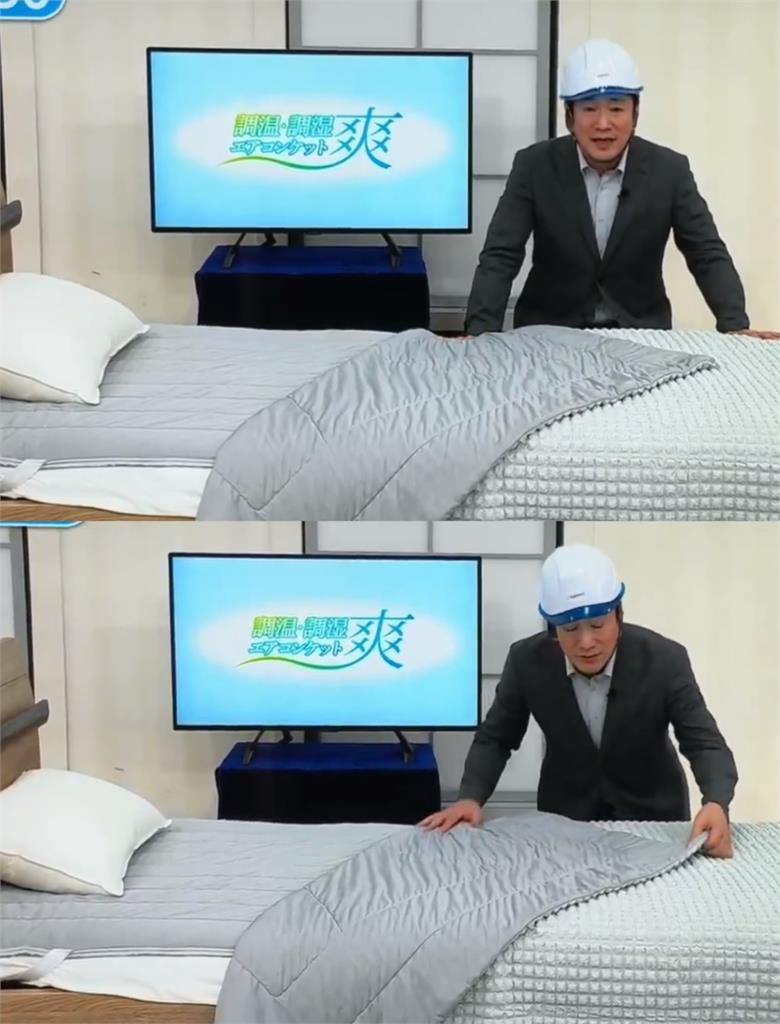 熊本受強震突襲！購物台主持人戴安全帽「冷靜繼續賣」　應變能力網狂讚