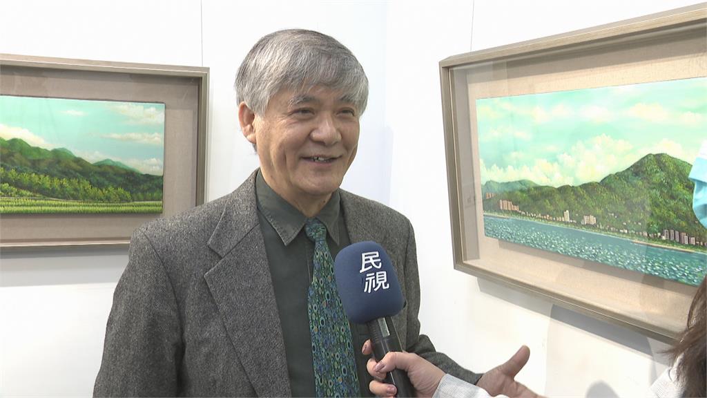 「台灣印象三部曲」民視藝廊展出　台灣美景盡收畫中