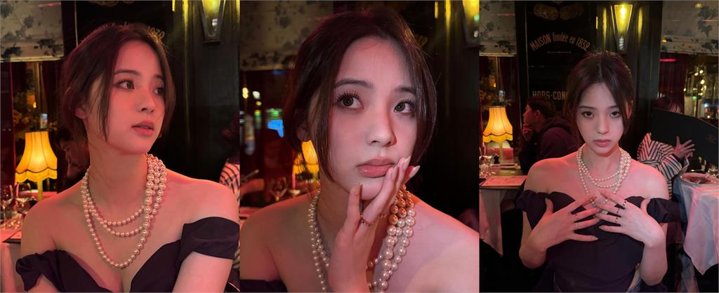 歐陽娜娜雙手交叉「狂擠深溝」險走光!下秒擺臭臉「急遮胸口」8萬網緊盯