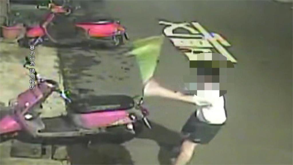 高雄男喝醉持滅火器亂噴、砸車　地方頭痛人物！警獲報壓制逮捕