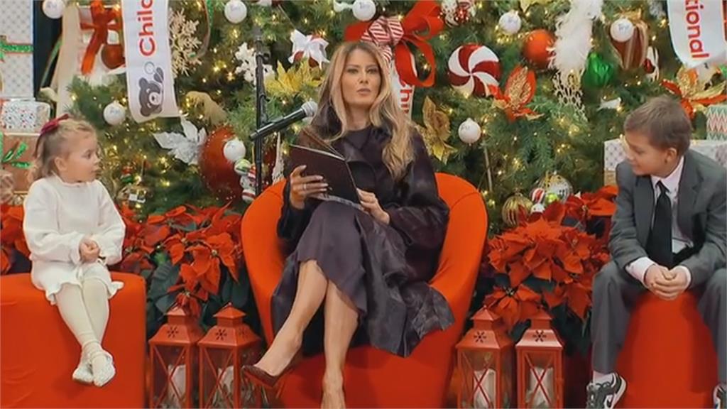 美第一夫人梅拉妮亞為兒童說故事 英威爾斯親王一家參加聖詩禮拜