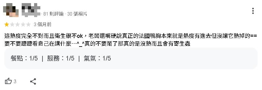 台南路邊攤「現煎鴨胸」爆根本生肉!業者駁「完美3分熟」廚師轟:笑死人