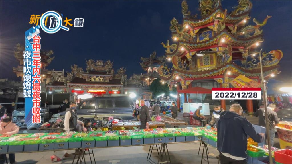 夜市保衛戰! 台中市三年六場夜市收攤