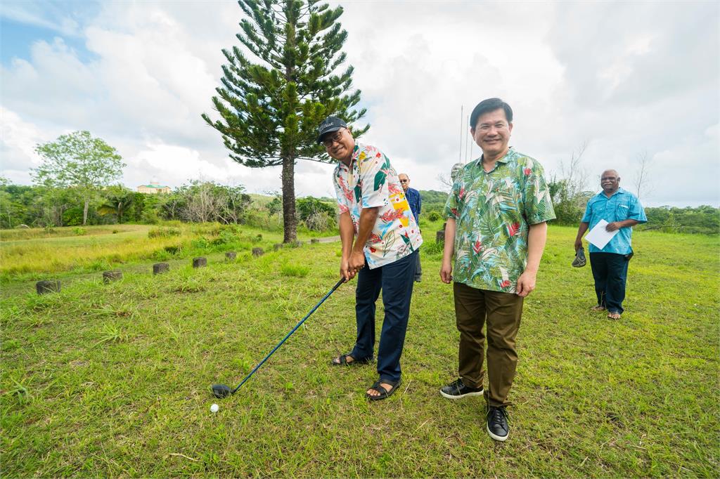 快新聞／台企攜手帛琉打造國際級高爾夫球場　林佳龍盼：深化榮邦計畫