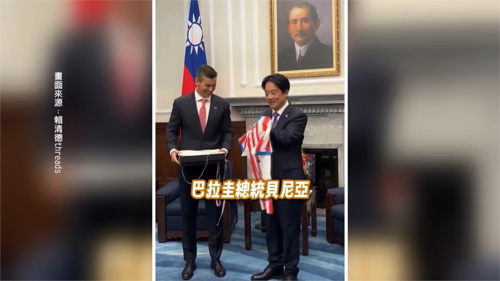 世足賽熱血開踢！賴總統曬「10號球衣」　邀全民替友邦加油