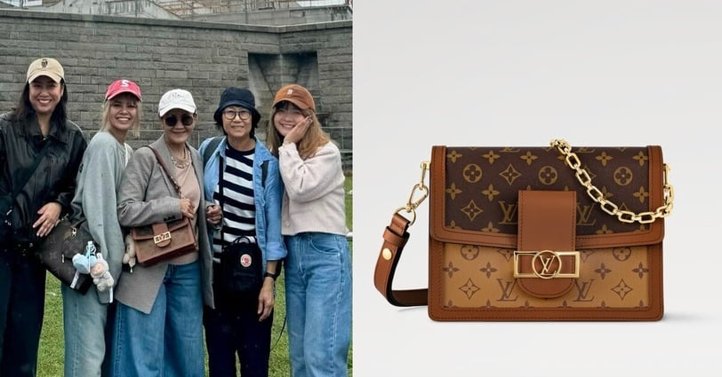 BLACKPINK Lisa媽媽比女兒還懂曬!私下精品行頭超狂,拎500萬愛馬仕、還是Labubu藏家