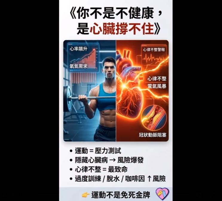 突倒下猝死「健身運動」恐成奪命殺手？重症醫示警4族群：不要硬撐